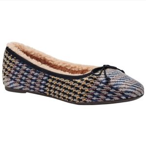 Kate Spade Honey Shearling Ballet Flats